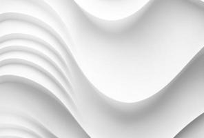 clean minimal white cube wavy abstract background, simple luxury, 3d rendering photo