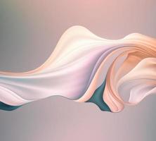 smooth fabric abstract background beautiful wavy cloth shape photo