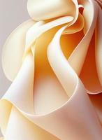 smooth fabric abstract background beautiful wavy cloth shape photo