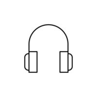 headphones vector icon illustration