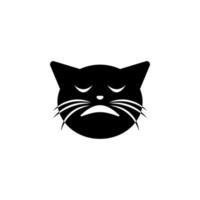 triumph cat vector icon illustration