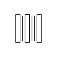 barcode vector icon illustration