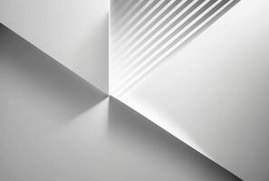White grey minimal striped background. photo