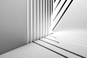 White black minimal stripes and lines abstract background. photo