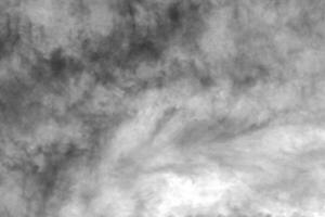 black cloud textured and sky isolated on white background photo