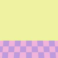 Pastel yellow and pink soft checkered pattern. Can be use for any card, print, paper, backdrop. vector