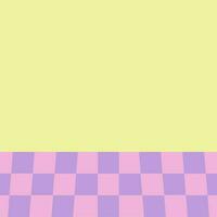 Pastel yellow and pink soft checkered pattern. Can be use for any card, print, paper, backdrop. vector