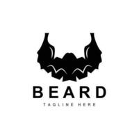 logo de barba, barbería vectorial, diseño para apariencia masculina, barbero, cabello, moda vector