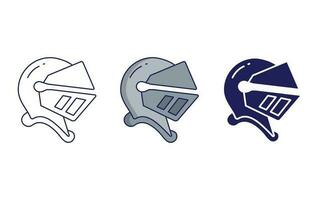 Knight Helmet vector icon