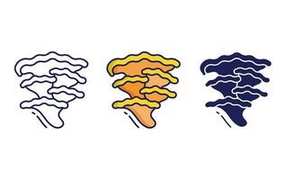 hen of the woods vector icon
