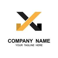 creative company logo design, brand company logo with slogan template vector