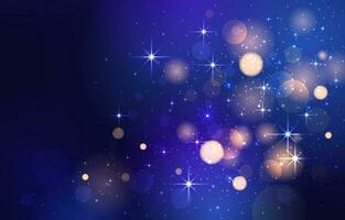 Sparkle Bokeh Effect Background vector