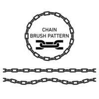 chain link pattern vector brush