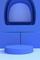 3d product podium scene background minimal abstract geometric object for cosmetic display square and portrait stories social media post. with podiums. stand for showing 3d cosmetic product photo