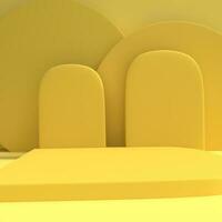 3d product podium scene background minimal abstract geometric object for cosmetic display square and portrait stories social media post. with podiums. stand for showing 3d cosmetic product photo