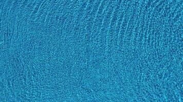 Topview from a drone over the surface of the pool video