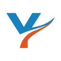 Letter y logo vector