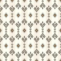 Ethnic small geometric stripes pattern. Aztec small geometric shape seamless pattern background. Ethnic surface pattern design for fabric, home decoration elements, upholstery, wrapping. vector