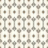 Ethnic small geometric stripes pattern. Aztec small geometric shape seamless pattern background. Ethnic surface pattern design for fabric, home decoration elements, upholstery, wrapping. vector