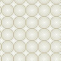Modern vector seamless illustration. Linear gold pattern on a white background. Ornamental pattern for leaflets, printing, wallpaper, backgrounds