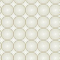 Modern vector seamless illustration. Linear gold pattern on a white background. Ornamental pattern for leaflets, printing, wallpaper, backgrounds