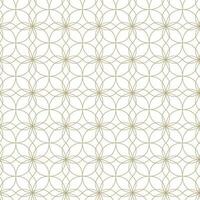 Modern vector seamless illustration. Linear gold pattern on a white background. Ornamental pattern for leaflets, printing, wallpaper, backgrounds