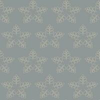 Modern vector seamless illustration. Floral pattern on a gray background. Ornamental pattern for flyers, typography, wallpapers, backgrounds