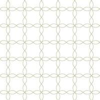 Modern vector seamless illustration. Linear gold pattern on a white background. Ornamental pattern for leaflets, printing, wallpaper, backgrounds