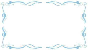 Blue abstract frame background illustration vector