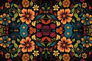 floral sin costura modelo vistoso antecedentes. resumen gráfico línea moderno elegante mínimo Clásico retro estilo. diseño para tela textura textil impresión Arte antecedentes fondo de pantalla loseta fondo. vector