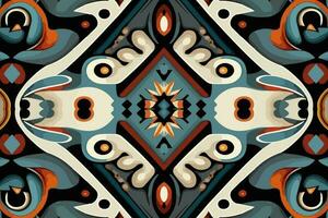 Ikat geometric folklore ornament colorful background. Abstract graphic ethnic traditional folk stripes antique tribal line. Modern elegant minimal retro style. Design for fabric texture textile print. vector