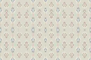 Ikat minimal seamless pattern light pastel background. Abstract graphic line modern elegant minimal vintage retro style. Design for fabric texture textile print art background wallpaper tile backdrop. vector