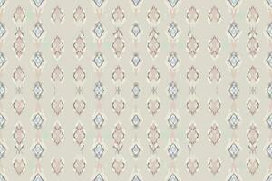 ikat mínimo sin costura modelo ligero pastel antecedentes. resumen gráfico línea moderno elegante mínimo Clásico retro estilo. diseño para tela textura textil impresión Arte antecedentes fondo de pantalla loseta fondo. vector