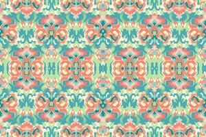 ikat pequeño floral sin costura modelo pastel antecedentes. resumen gráfico línea moderno elegante mínimo Clásico retro estilo. diseño para tela textura textil impresión Arte antecedentes fondo de pantalla loseta fondo. vector