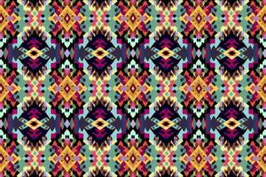 tela textil ikat geométrico folklore ornamento sin costura modelo tropical tono. resumen gráfico línea étnico tradicional gente antiguo tribal moderno florido lujo elegante mínimo Clásico retro estilo. vector