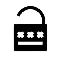 Lock security icon symbol vector image. Illustration of the key secure access system vector design. EPS 10