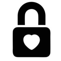 Lock security icon symbol vector image. Illustration of the key secure access system vector design. EPS 10