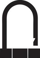 Lock security icon symbol vector image. Illustration of the key secure access system vector design. EPS 10