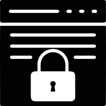 Lock security icon symbol vector image. Illustration of the key secure access system vector design. EPS 10
