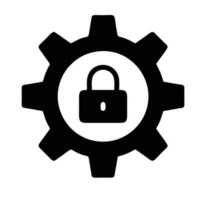 Lock security icon symbol vector image. Illustration of the key secure access system vector design. EPS 10