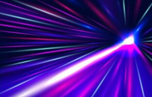 Light Speed Effect Background vector