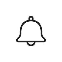 campana, notificación icono vector diseño ilustración