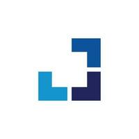 J logotype vector design illustration