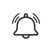 bell, notification icon vector design illustration