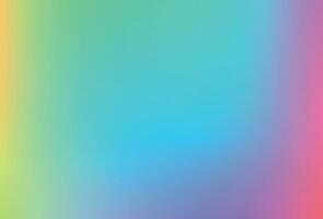 Smooth and blurry colorful gradient mesh background. Modern bright rainbow colors. Easy editable soft colored vector banner template