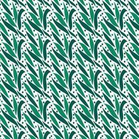 Seamless floral pattern with twigs. Botanical background, repeating prints. Blooming herbs texture design for your design. Hand drawn vector illustration