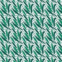 Seamless floral pattern with twigs. Botanical background, repeating prints. Blooming herbs texture design for your design. Hand drawn vector illustration