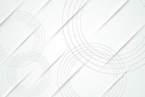 Modern abstract 3d white background vector