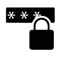 Lock security icon symbol vector image. Illustration of the key secure access system vector design. EPS 10