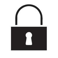 Lock security icon symbol vector image. Illustration of the key secure access system vector design. EPS 10